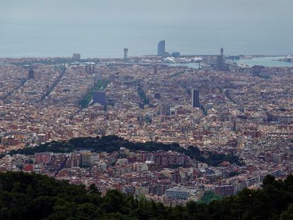 Vista de la ciudad de Barcelona la semana pasada.