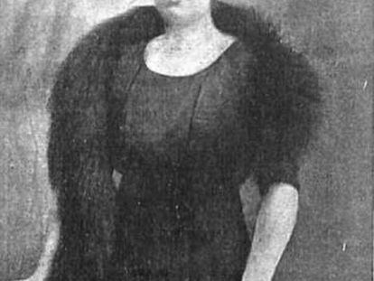 La impresora y editora Zoila Ascasibar, en una fotografía publicada en el 'Heraldo de Madrid', en 1923.
