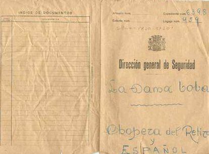 Portada del libreto original de <i>La dama boba,</i> de Federico García Lorca.