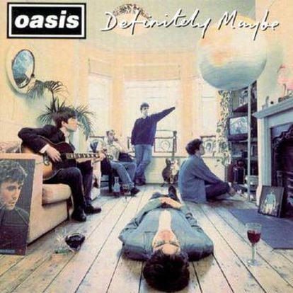Portada del disco de Oasis 'Defintely Maybe'