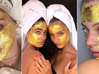 Los ángeles de Victoria's Secret o modelos como Chiara Ferragni son incondicionales de la mascarilla de oro de Mimi Luzom.