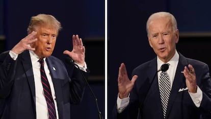 Donald Trump y Joe Biden, rivales por la Casa Blanca. / EP