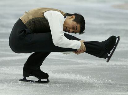 Javier Fernández, en el Grand Prix de Sochi en 2012