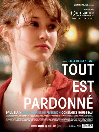 Cartel de la película 'Todo está perdonado/Tout est pardonné', 2007, de Mia Hansen-Love