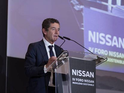 Mario Armero, durante su intervención en el IV Foro Nissan Movilidad Sostenible.