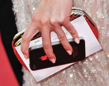 Un iPhone en la alfombra roja