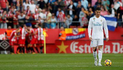 Cristiano Ronaldo, al partit contra el Girona.
