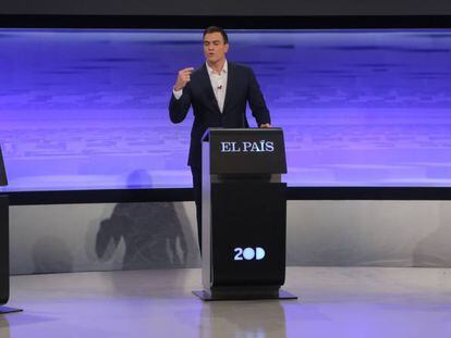 Albert Rivera, Pedro Sánchez y Pablo Iglesias, en noviembre.