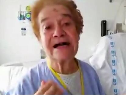 El mensaje de Joaquina, de 85 años, tras superar la Covid-19, a quienes padecen la enfermedad
