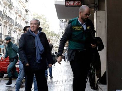 El abogado José María Corbín, cuñado de la exalcaldesa de Valencia Rita Barberá, el día de su detención en 2019.