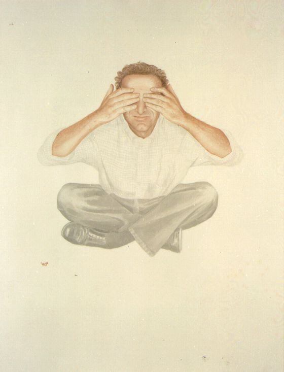 Parte del tríptico 'Autorretrato del artista como artista', de Curro González.