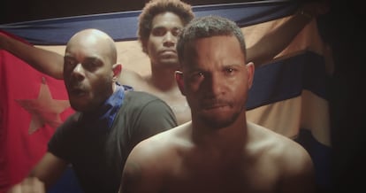 Fotograma del videoclip '¡Patria y Vida!'.