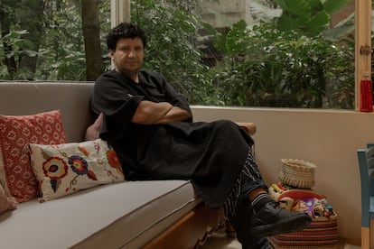 Alejandro Zambra at his home in Mexico City.