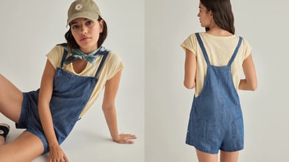 Geometría Cuidar alma Ocho petos y monos vaqueros de mujer que son tendencia | Escaparate:  compras y ofertas | EL PAÍS