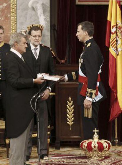 Felipe VI jura la Constitución.