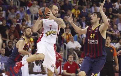 Spanoulis, ante Tomic.