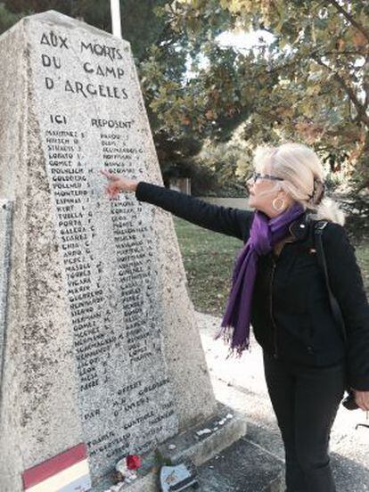 Rosy Gómez, presidenta de la asociación de Hijos e hijas de republicanos españoles y niños exilados.