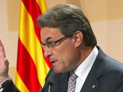 El presidente catal&aacute;n, Artur Mas.