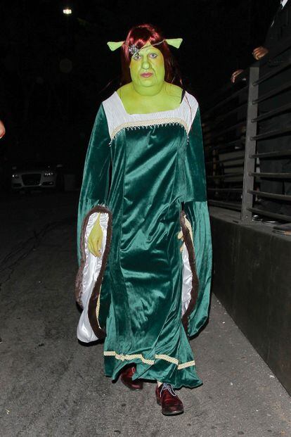 Y aquí tenemos el resultado completo. Así de currado estaba su disfraz de Fiona de Shrek.