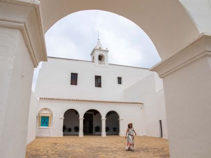 La iglesia de Sant Miquel de Balansat, en la isla de Ibiza.