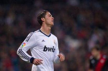 Cristiano Ronaldo del Real Madrid en el partido contra el Rayo Vallecano el 17 de febrero.