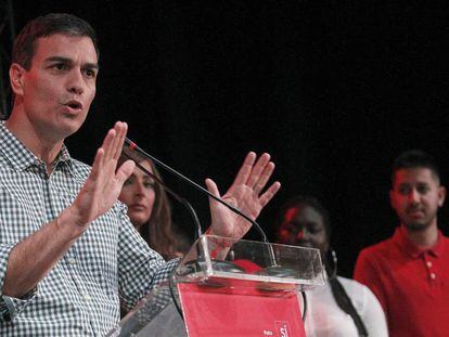 El precandidato a la Secretar&iacute;a General del PSOE Pedro S&aacute;nchez.
