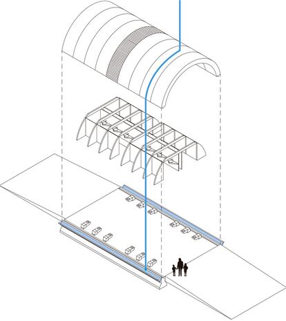 Diseño de los sanitarios públicos.