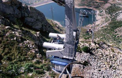 Imagen de archivo del telef&eacute;rico de Estany Gento.