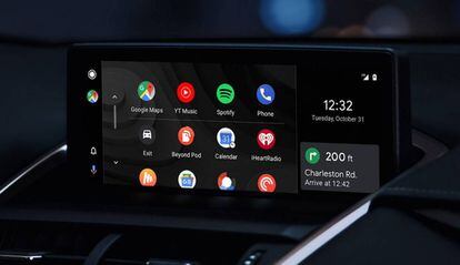 Android Auto en un coche.