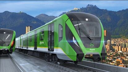Render de imágenes del Metro de Bogotá.