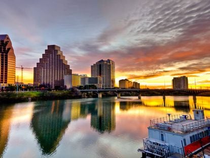 Vista de Austin y el río Colorado.