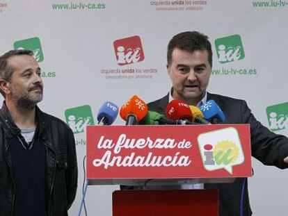 Antonio Ma&iacute;llo (derecha) y Jos&eacute; Antonio Castro.