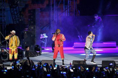 Black Eyed Peas en los SEA Games celebrados en Manila.