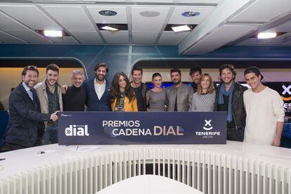 Rueda de prensa con los galardonados en los premios Cadena Dial.