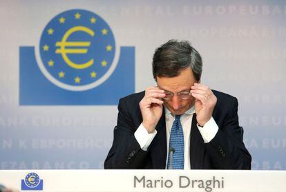 Draghi, durante la rueda de prensa del pasado 2 de agosto.