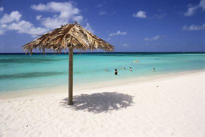 Entre junio y noviembre, visitar el Caribe puede acarrear problemas: es la estación de huracanes. Sin embargo, en las islas situadas más al sur reina la tranquilidad y el buen tiempo, caso de Aruba (en la foto), Bonaire y Curazao, en las Antillas Menores, famosas por sus edificios coloniales, sus magníficas playas y sus lugares de buceo.