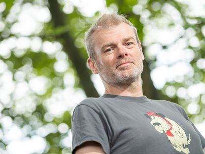 Mark Haddon, en agosto de 2019 durante el festival de Edimburgo.