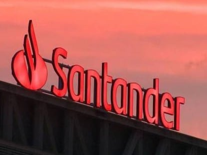 Logotipo de Banco Santander