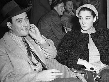 Doris Dowling, en 1952, con Artie Shaw.
