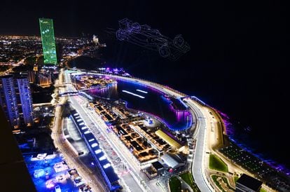 Circuito del Gran Premio de F1 de Arabia Saudí en Yeda, el pasado 19 de marzo. 