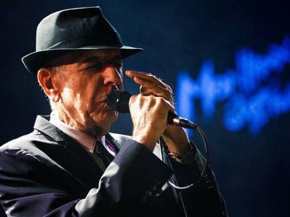 Leonard Cohen, en el Festival de Montreux, en Suiza, en julio de 2013.