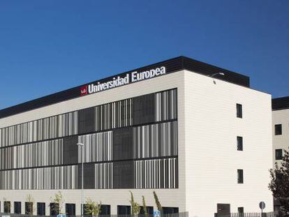 Uno de los edificios de la Universidad Europea. 