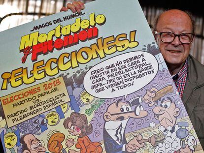 Mortadelo y Filemón comparten viñetas con políticos en "¡Elecciones!".