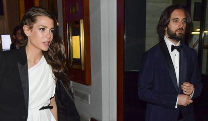 Carlota Casiraghi y Dimitri Rassam, el 19 de mayo en el Festival de Cannes.