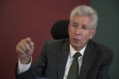 Ruiz Esparza, durante la entrevista.