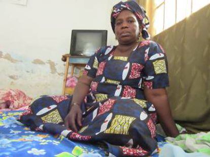 Fatoumata Malick Watte, madre de Alpha Pam, en su casa de Senegal.