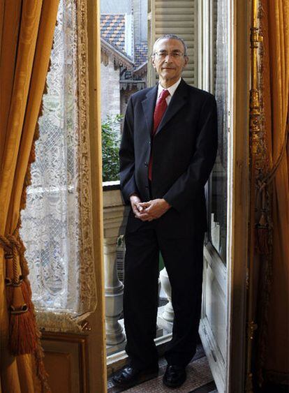 John Podesta, en la Casa de América de Madrid.