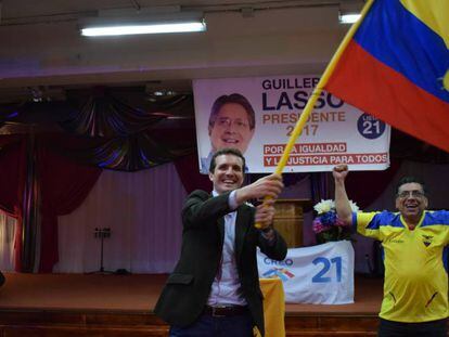 El diputado del PP Pablo Casado, el jueves en el acto de cierre de CREO en Madrid.