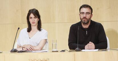 Nacho Murgui, en rueda de prensa en el Ayuntamiento de Madrid.