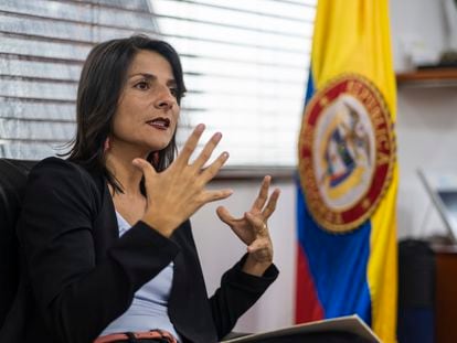 Irene Vélez, ministra de Minas y Energía en entrevista para El País, en Bogotá, el 19 de octubre de 2022.